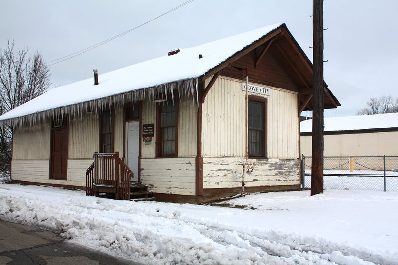 Grove City, OH: Old RR depot in Grove City on Park St.