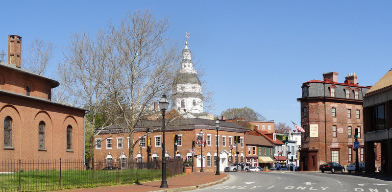 Annapolis, MD: State House-Capital of Maryland. Annapolis, MD