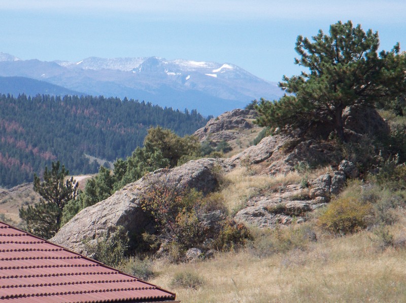 Livermore, CO: Mummy Range as seen from Livermore, CO.