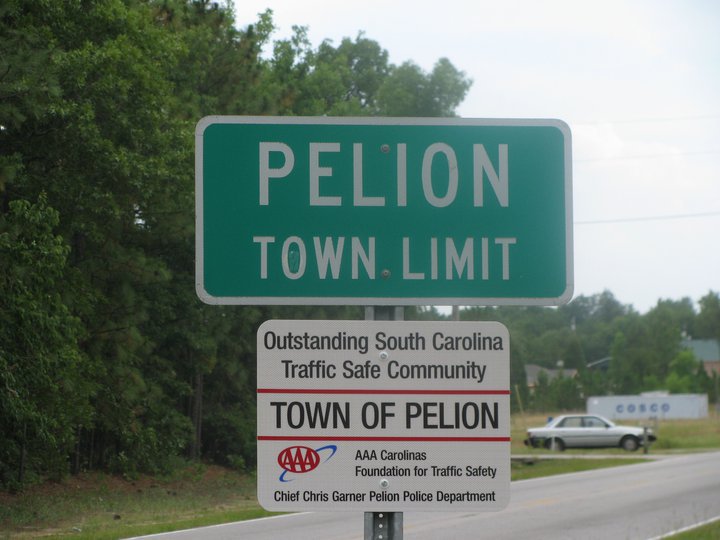 Pelion, SC: Pelion AAA Award Signage