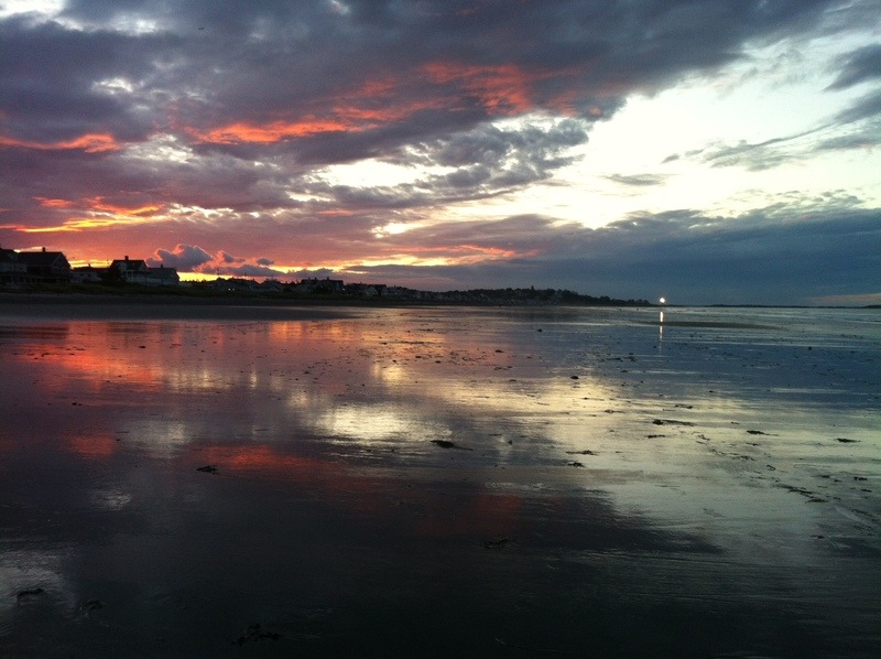 Hull, MA: Sunset on A Street Beach