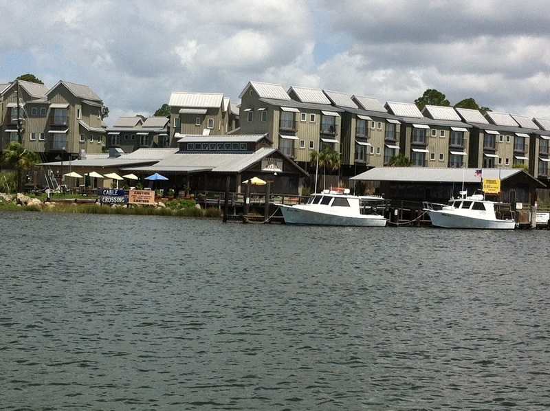 Carrabelle, FL: Carrabelle River Looking towards Pirates Landing and Timber Island