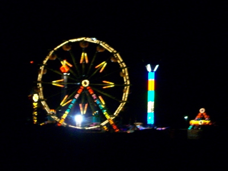 Kalkaska, MI Trout Festival Fair Lights photo, picture, image