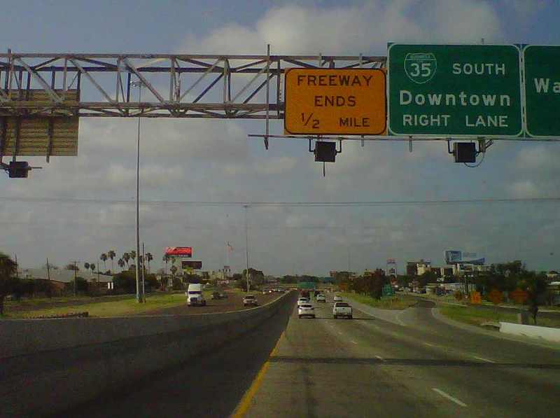 Laredo, TX: IH 35 S. bound ending