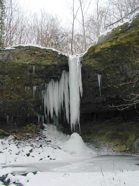 Huber Heights, OH: Charleston Falls, December, 2005