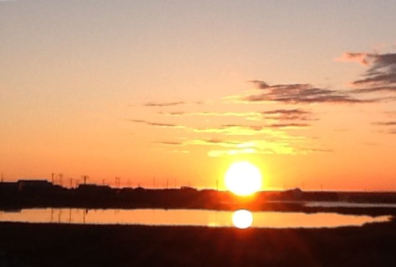 Hooper Bay, AK Hooper Bay Midnight Sunset photo, picture, image
