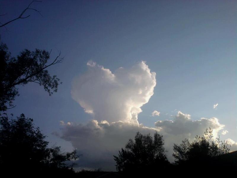 Prescott Valley, AZ: Clouds from my front porch in 2011