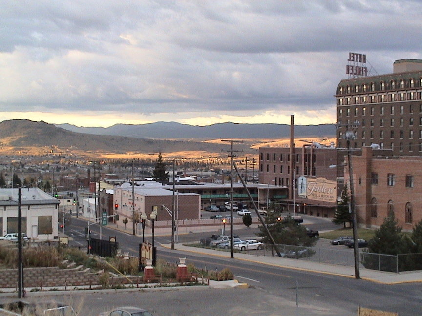 Butte-Silver Bow, MT: a morning shot of uptown Butte