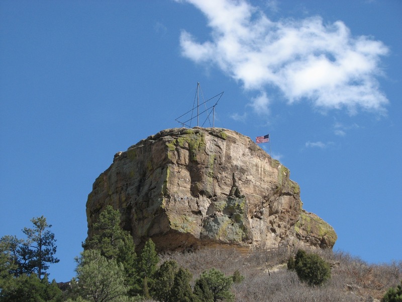 Castle Rock, CO: view at the base of the ROCK