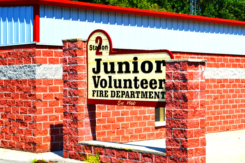 Junior, WV: Station 2: Junior Fire Department Sign