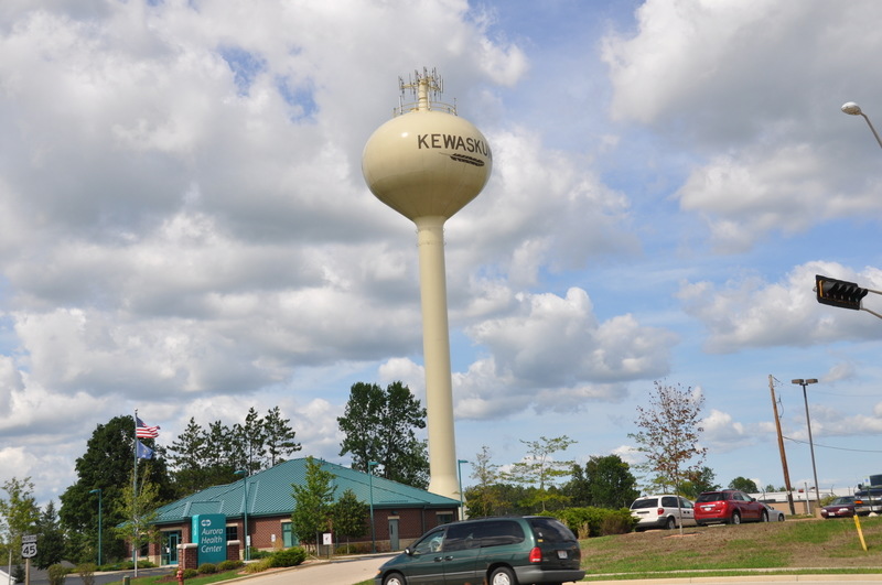 Kewaskum, WI: Kewaskum Water Tower