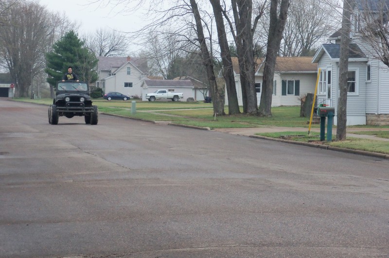 Thorp, WI: Spring time on East Main Street - March 2012