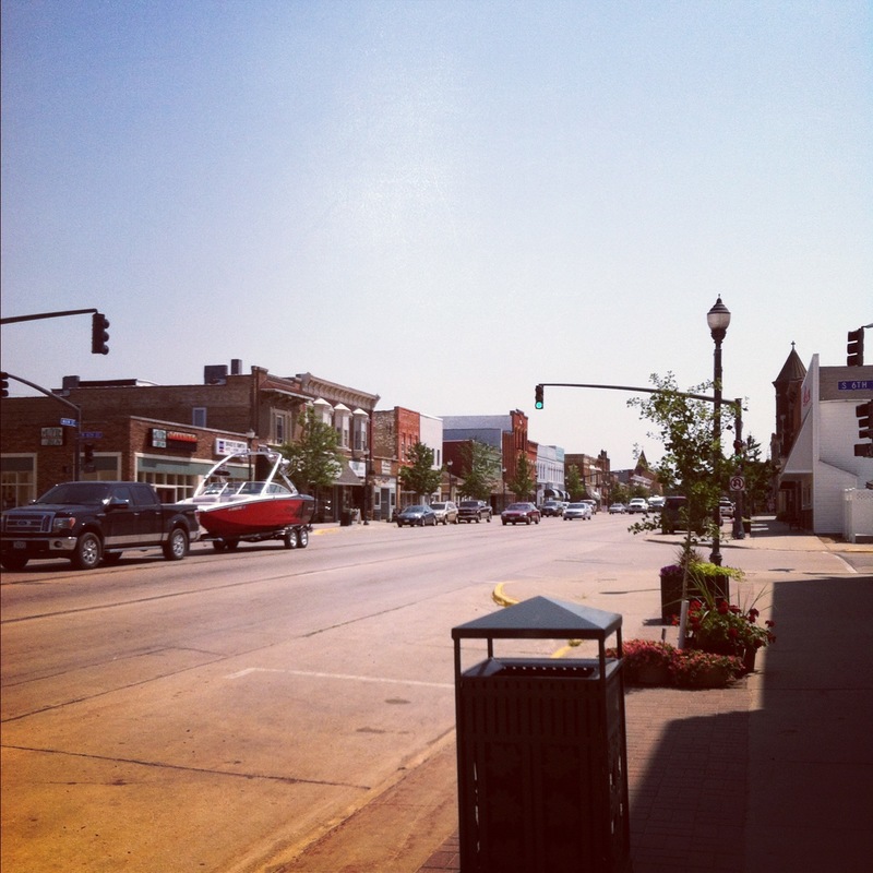 Osage, IA: Main Street