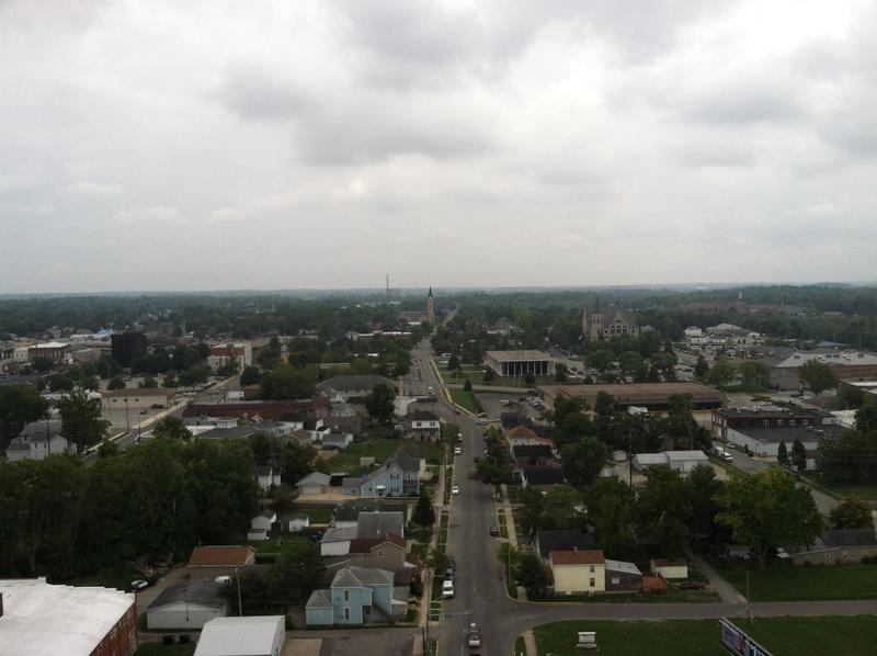 Richmond, IN: Looking south down N 5th st Richmond Indiana