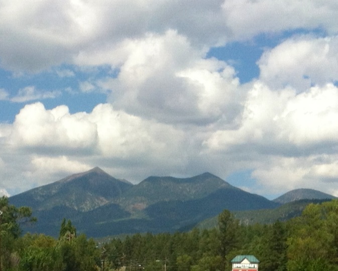 Flagstaff, AZ: The Peaks from Hy 180