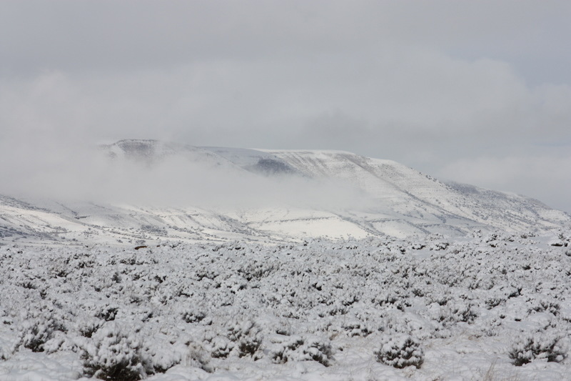 Rock Springs, WY: First snow on White Mtn-Oct 2012