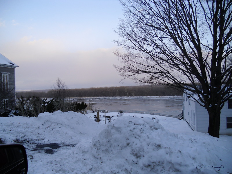 New Baltimore, NY Back of Old Methodist Church and Mel Castle's