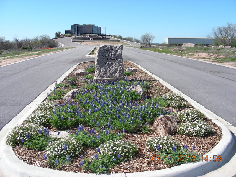 Granite Shoals, TX: Granite Shoals City Hall viewed from road