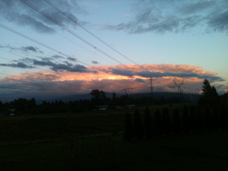 Bellingham, WA: Sunset off meridian