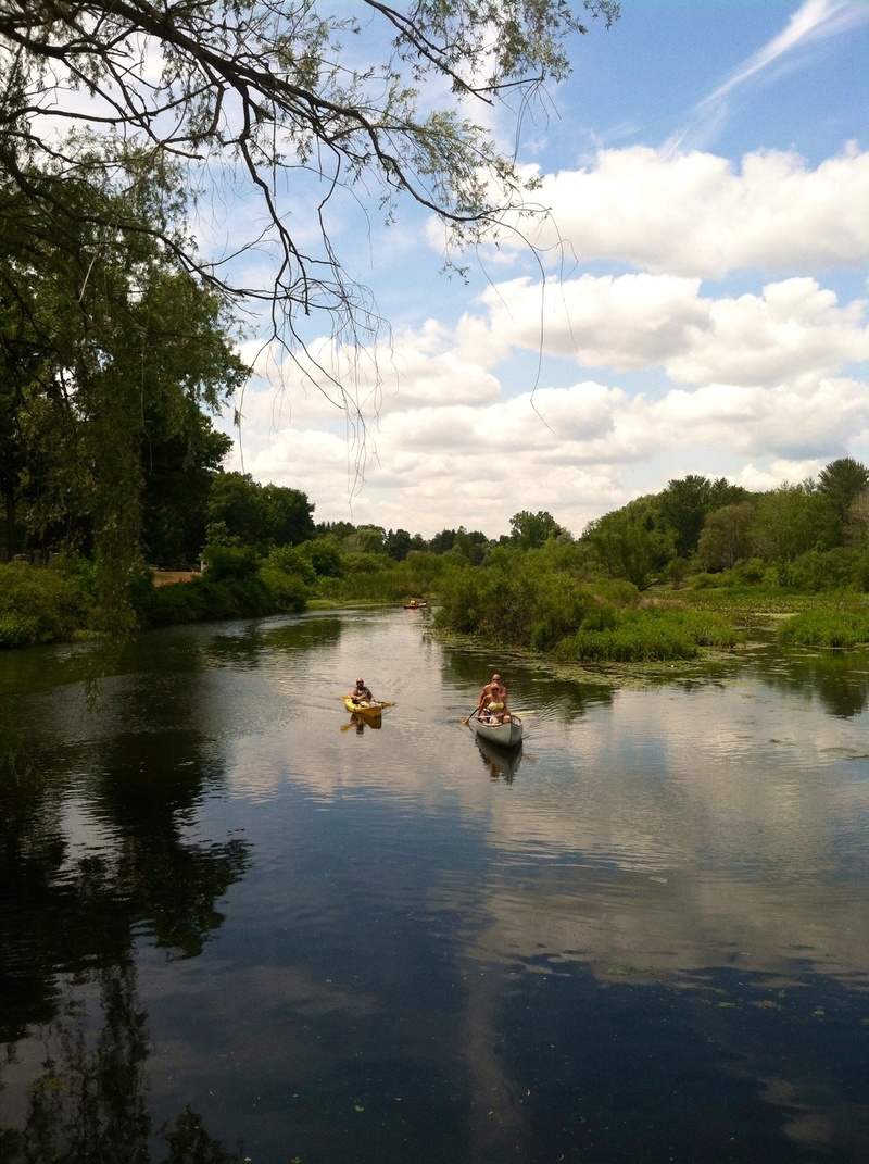 Milford, MI: The Huron River,Kayacking