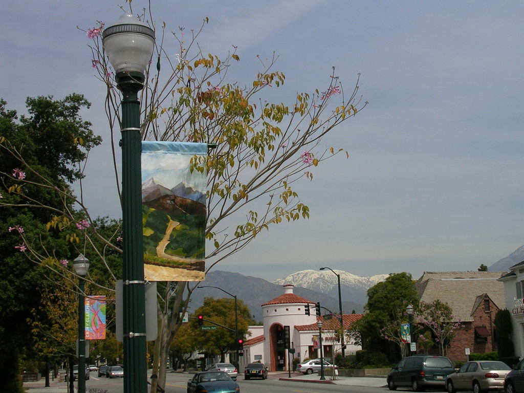 Claremont, CA: View from Indian Hill Blvd