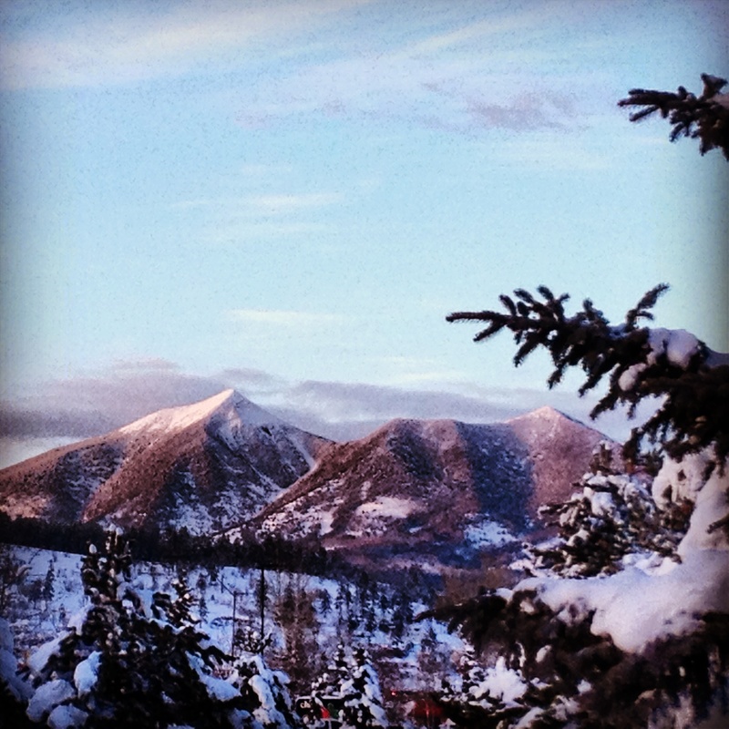 Flagstaff, AZ: The peaks, midtown Flagstaff