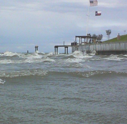 Coldspring, TX: Jay's Beach at Cape Royale on a windy day!