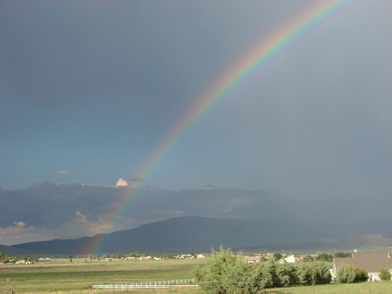 Prescott Valley, AZ: beautiful rainbows above Antelope Meadows