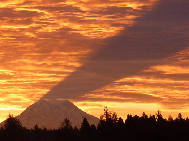 DuPont, WA: Mt. Rainier taken from Center Drive