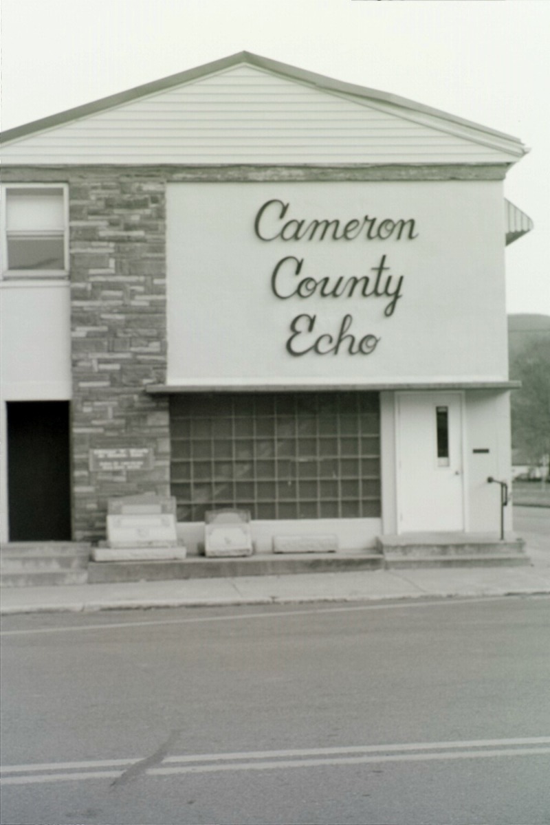 Emporium, PA: Cameron County Echo Newspaper Building