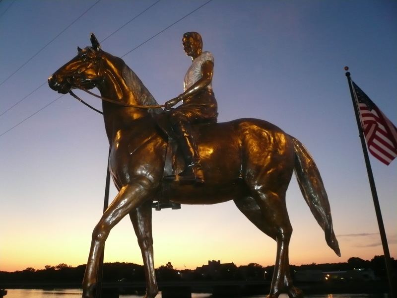 Dixon, IL: President Ronald Reagan Statue on the Riverfront