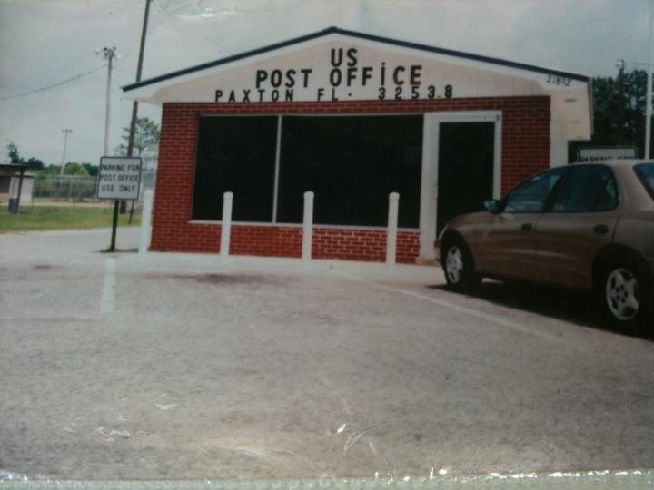 Paxton, FL: Paxton Fl post office