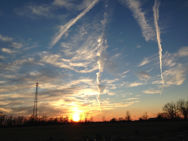 Wellsville, MO : Beautiful sunset taken from Wellsville cemetery photo ...