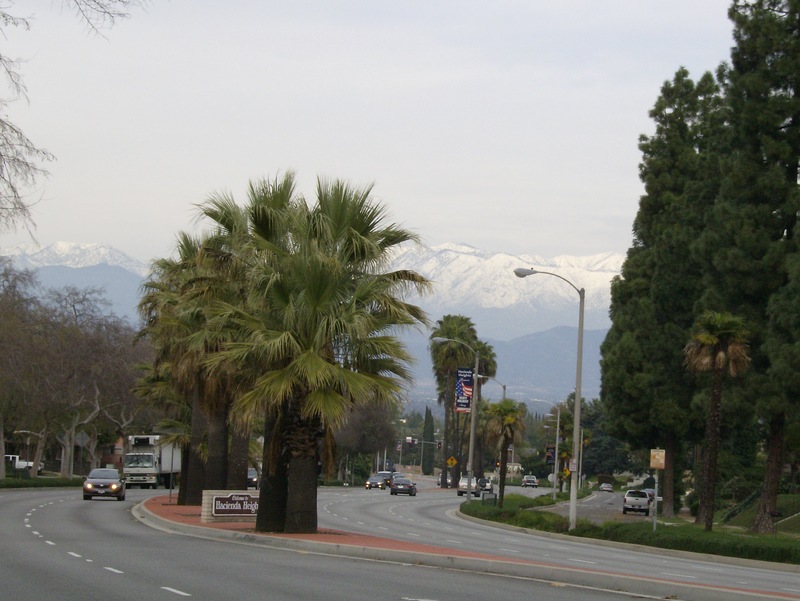 Hacienda Heights, CA: Mountains in Winter