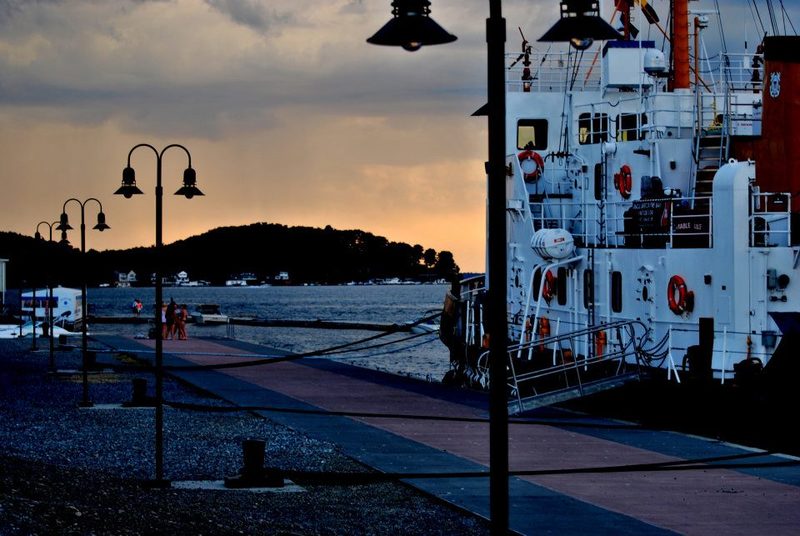 Clayton, NY Coast Guard boat docked in Clayton,NY. photo, picture