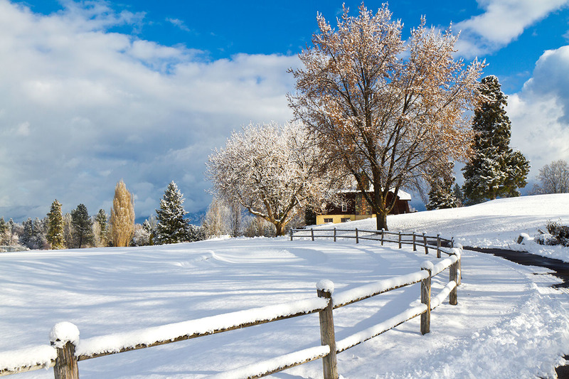 Polson, MT : Polson city golf course in winter. photo, picture, image ...