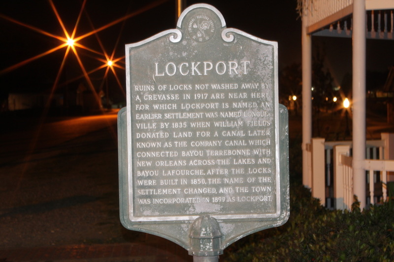 Lockport, LA: HISTORIC MARKER