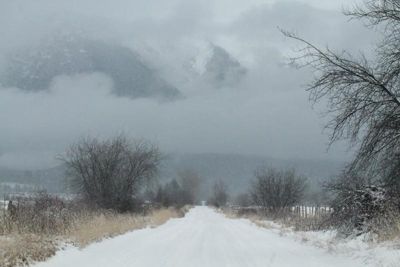 St. Ignatius, MT: Saint Ignatius back road. 2013