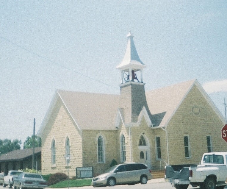 Wilson, KS: This is the Methodist church in Wilson, Kansas