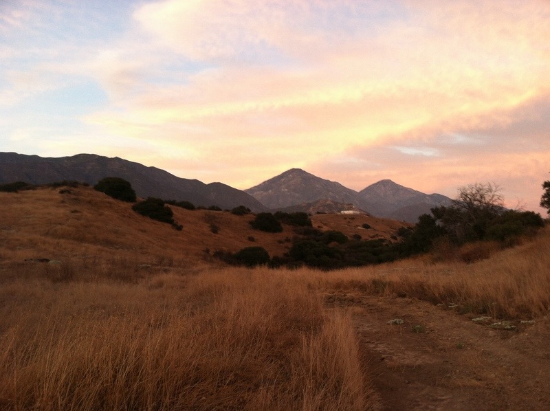 Claremont, CA: Johnson's Pasture at sunset, Claremont, CA