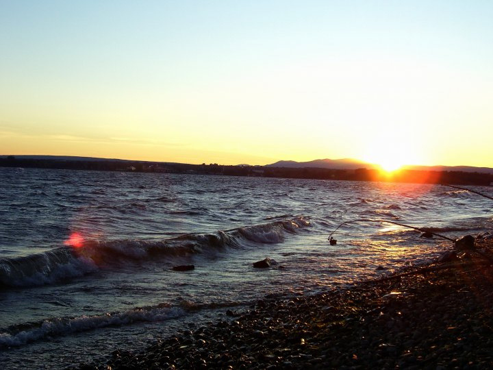 Plattsburgh, NY: Lake Champlain at Sunset