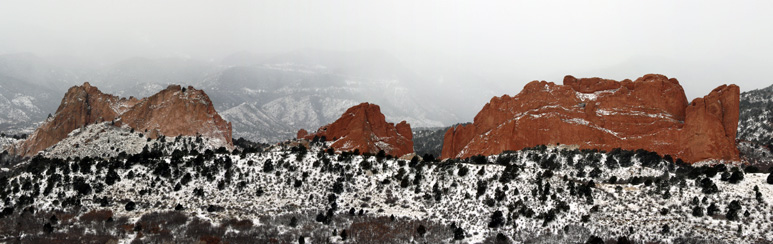 Colorado Springs, CO: Garden of the Gods Panoramic