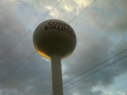 Cooper, TX: water tower