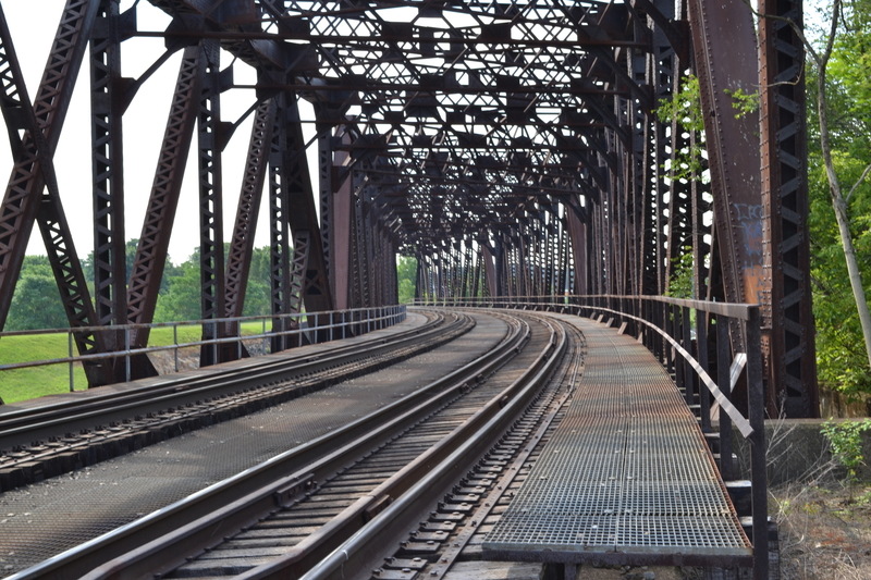 Massillon, OH: Railroad bridge over the Tuscarawas River