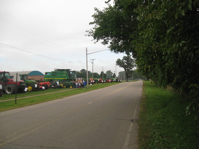 Springport, MI: This is our Drive your Tractor to School day during Spirit week