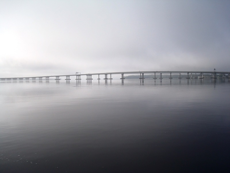 New Bern, NC: Foggy Morning in New ern