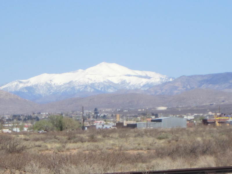 Alamogordo, NM: Sierra Blanca over Alamogordo NM