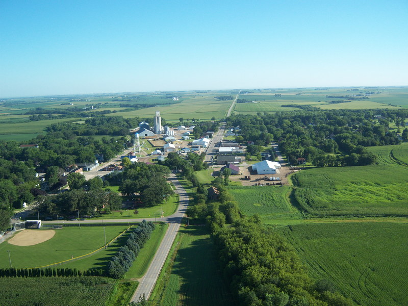 Elma, IA view of Elma from the south photo, picture, image (Iowa) at