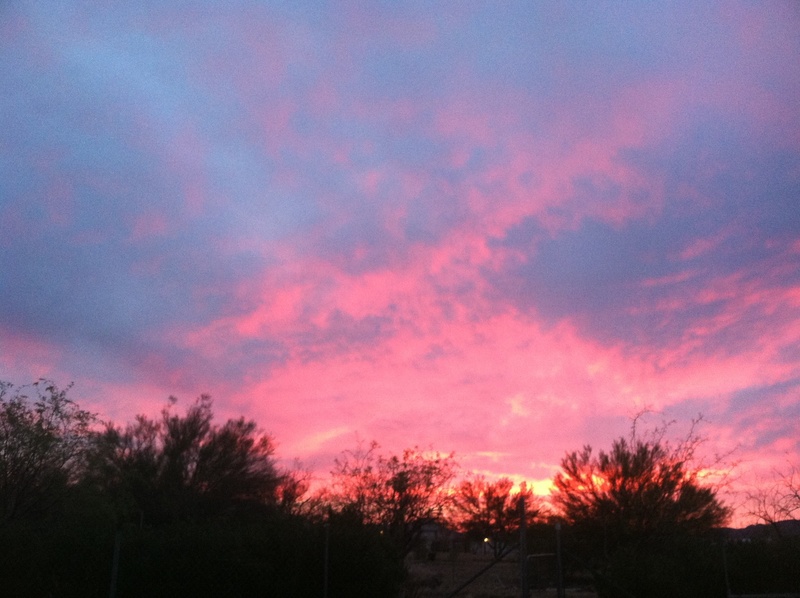 Three Points, AZ: Sunset from applejack
