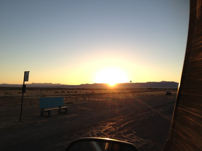 Kingman, AZ: Morning Sunrise off of Thompson heading towards Rt. 66